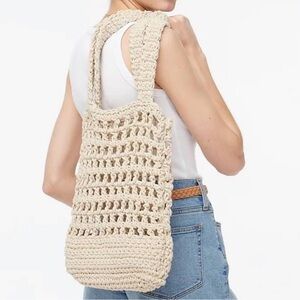 J Crew Crochet Bucket Bag